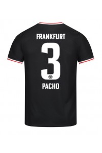 Fotbalové Dres Eintracht Frankfurt Willian Pacho #3 Venkovní Oblečení 2023-24 Krátký Rukáv